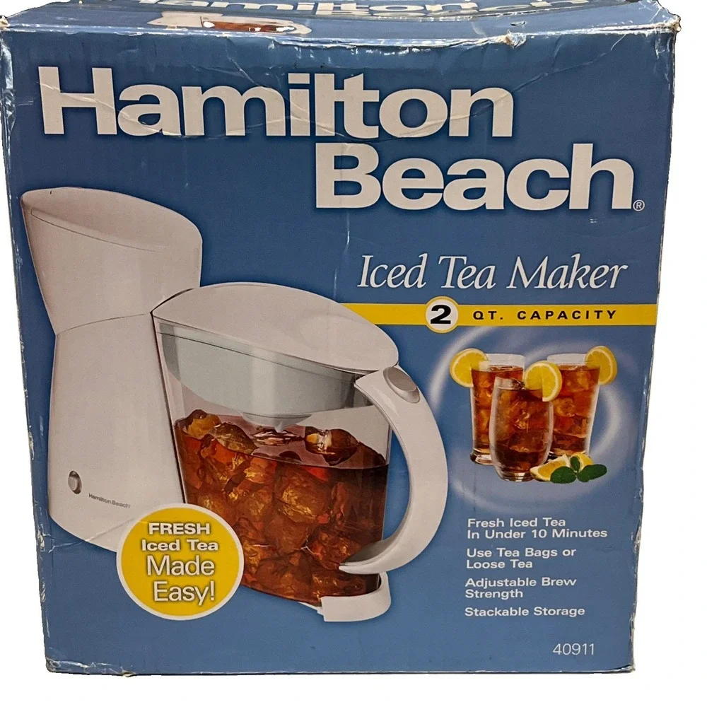 *NEW/SEALED Hamilton Beach 40911 2-Quart Electric Iced Tea Maker Discontinued